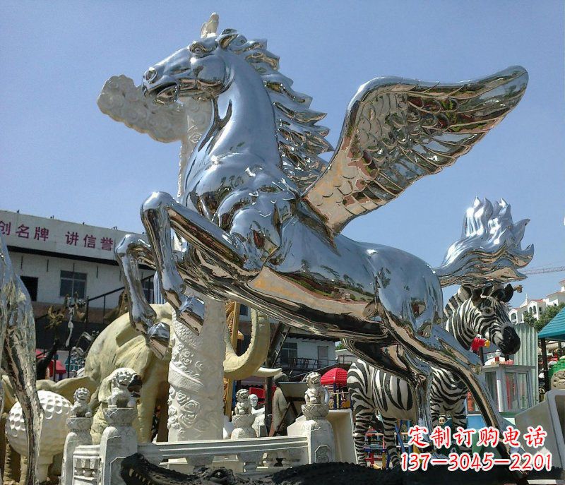 广州不锈钢飞马雕塑——一座令人惊叹的艺术品