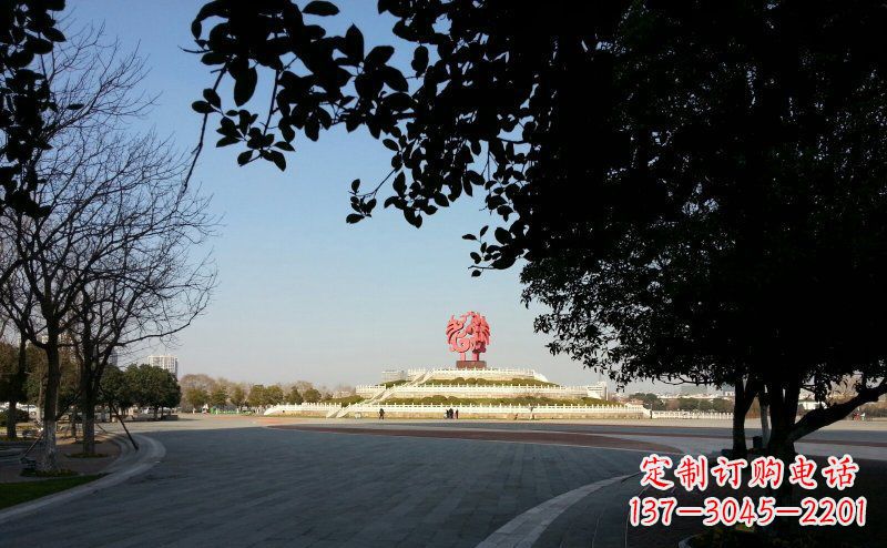 广州不锈钢凤凰雕塑——展现传统文化之美