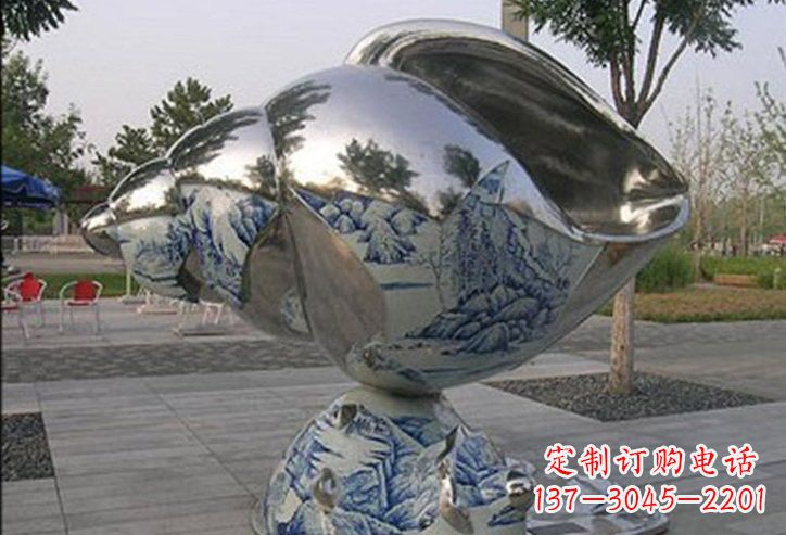 广州不锈钢海螺雕塑艺术的精美结晶