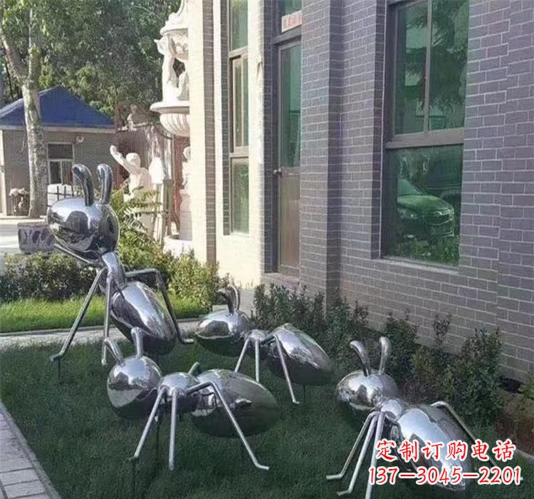 广州不锈钢蚂蚁雕塑—精致细腻的艺术品