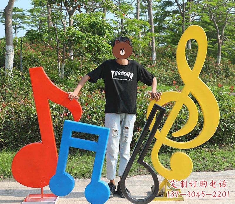 广州不锈钢公园音符雕塑——精美绝伦