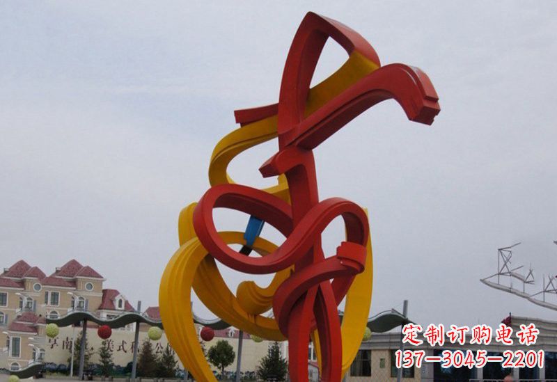 广州不锈钢音符雕塑美妙的视觉音乐