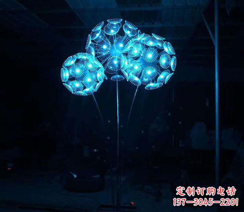 广州不锈钢蒲公英雕塑——象征着美丽的自由