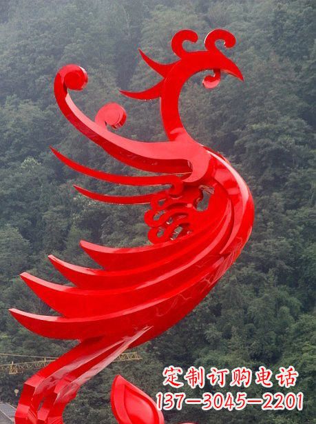 广州不锈钢凤凰雕塑一次精美的艺术体验
