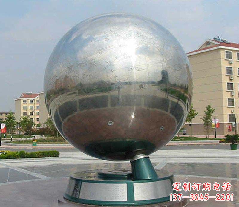 广州不锈钢地球仪雕塑精美绝伦