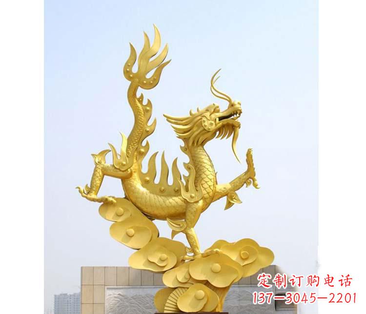 广州不锈钢虎跃雕塑——传承英雄气概