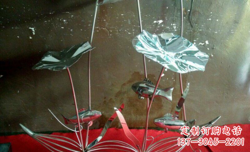 广州不锈钢荷花雕塑