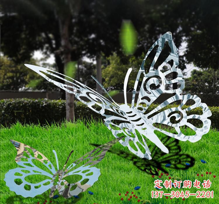 广州不锈钢蝴蝶雕塑艺术的美丽诠释
