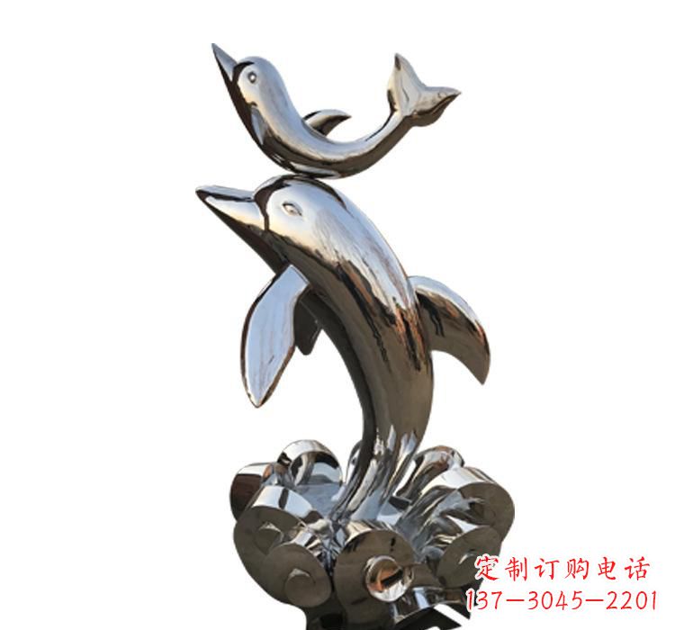 广州海豚雕塑艺术与自然的完美结合