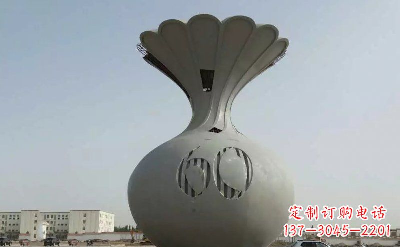 广州不锈钢花篮雕塑精美绝伦