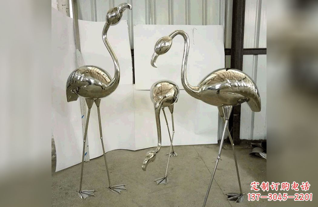 广州不锈钢火烈鸟——雕塑之美