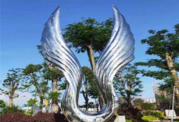 广州精美不锈钢翅膀雕塑