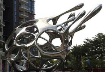 广州不锈钢镜面火龙果雕塑精致的艺术瑰宝