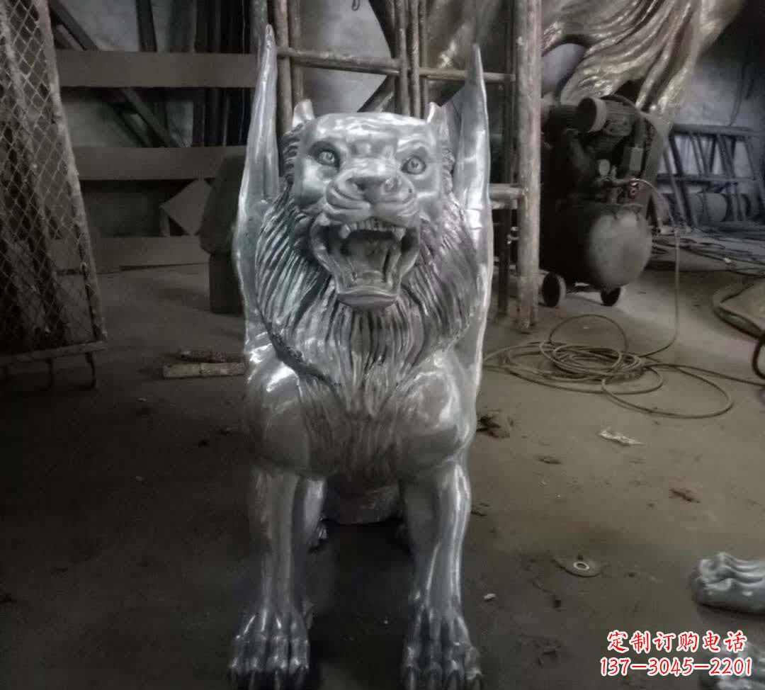 广州不锈钢老虎雕塑经典的艺术品