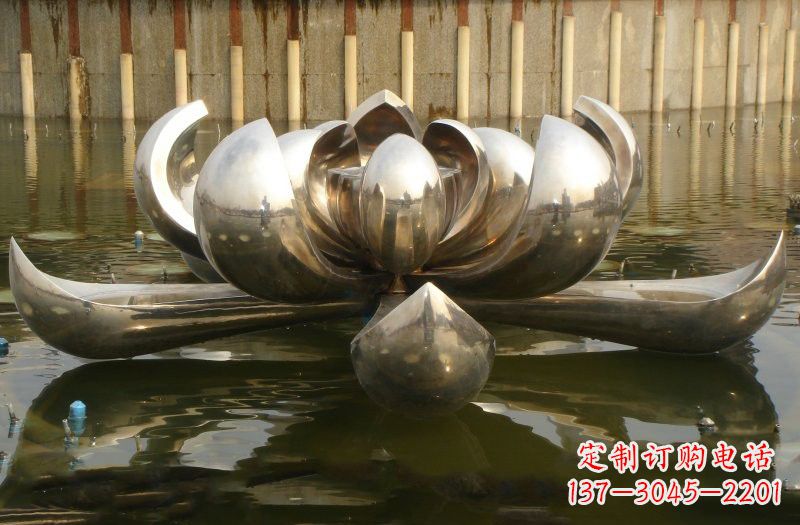 广州不锈钢莲花喷泉雕塑艺术精品的传承