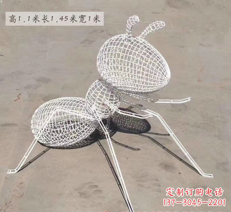 广州不锈钢镂空蚂蚁雕塑
