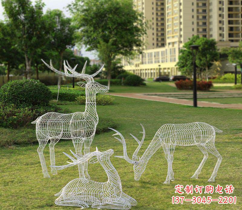 广州精美梅花鹿雕塑,传承祖先文化瑰宝