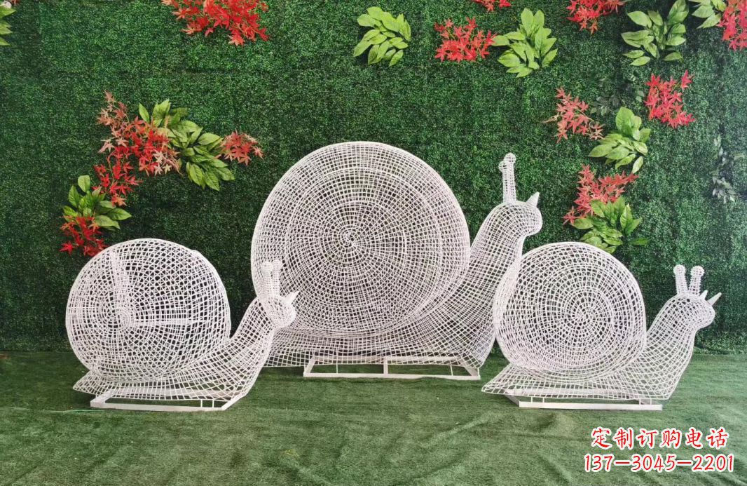 广州不锈钢镂空蜗牛雕塑艺术技艺的精致之美