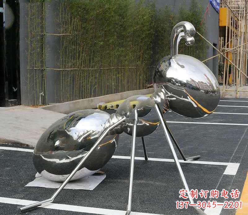 广州不锈钢蚂蚁雕塑——艺术的融合
