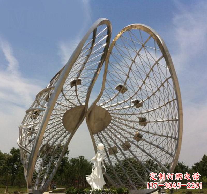 广州不锈钢美陈贝壳雕塑精美的艺术品