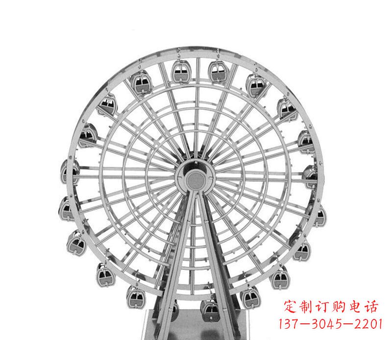 广州不锈钢摩天轮雕塑引领城市风采