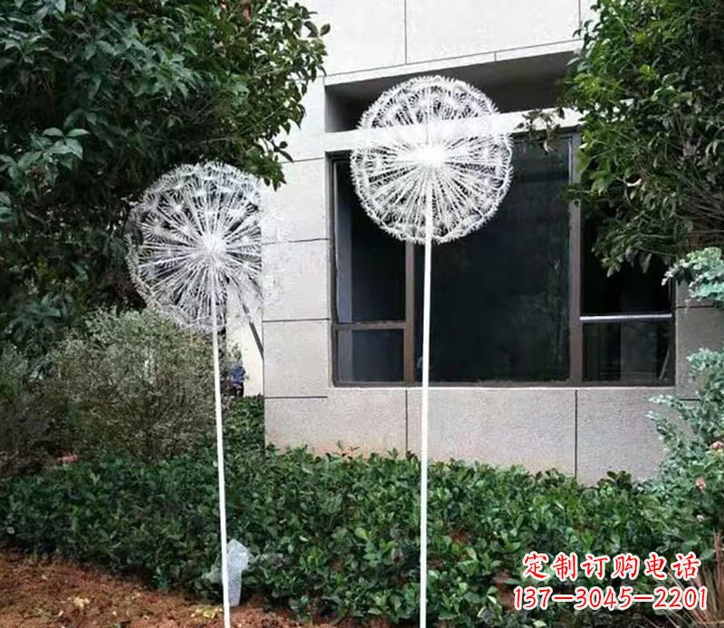 广州不锈钢蒲公英雕塑绚丽多彩