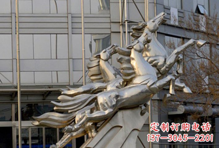 广州不锈钢马雕塑——精致的艺术瑰宝
