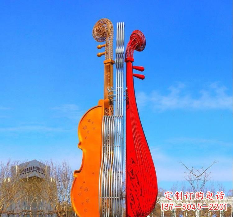 广州钢琴雕塑灵魂之声