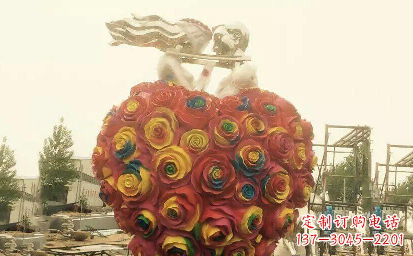 广州浪漫之美——不锈钢情侣结婚雕塑