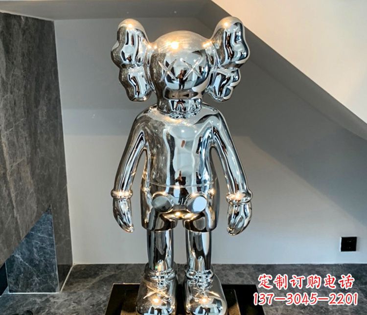 广州精致的不锈钢机器人雕塑