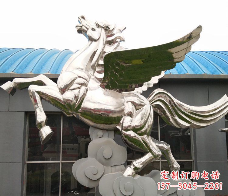 广州不锈钢踏云飞马——给城市带来动感与灵气