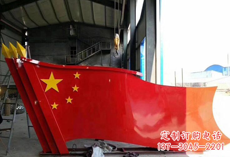 广州不锈钢五星红旗传承着中国人民的荣耀
