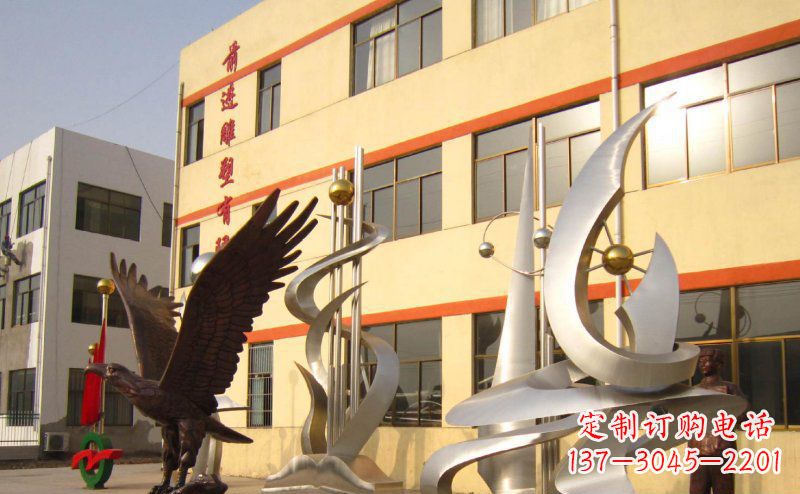 广州不锈钢雄鹰雕塑