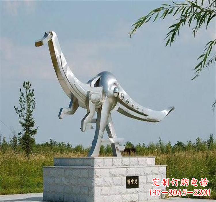 广州不锈钢鸭嘴龙雕塑传承独特艺术魅力