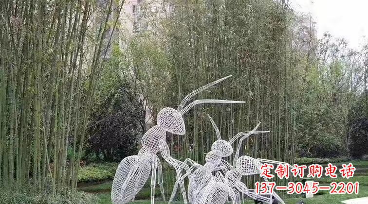 广州不锈钢艺术蚂蚁雕塑
