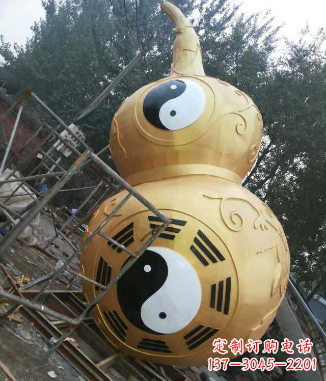 广州精美不锈钢葫芦雕塑
