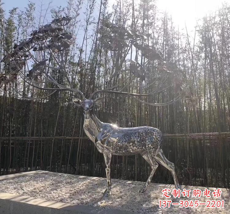 广州不锈钢动物雕塑精美的艺术作品