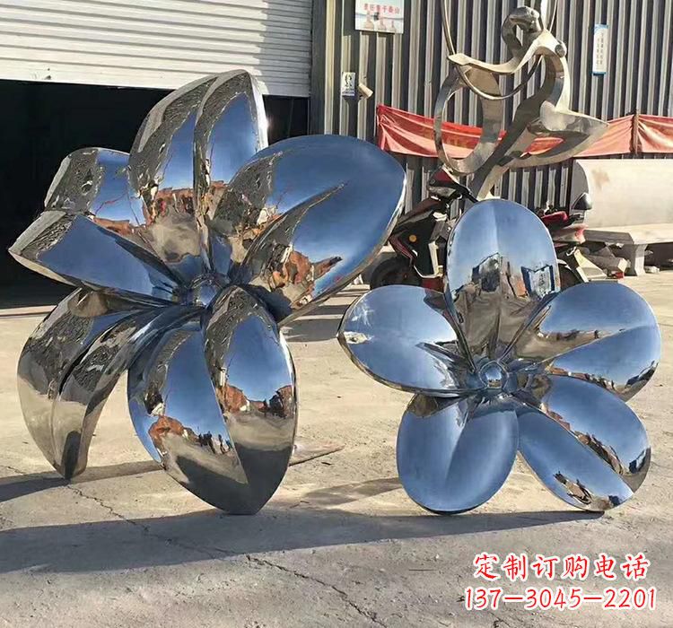 广州不锈钢荷花雕塑美丽又耐用