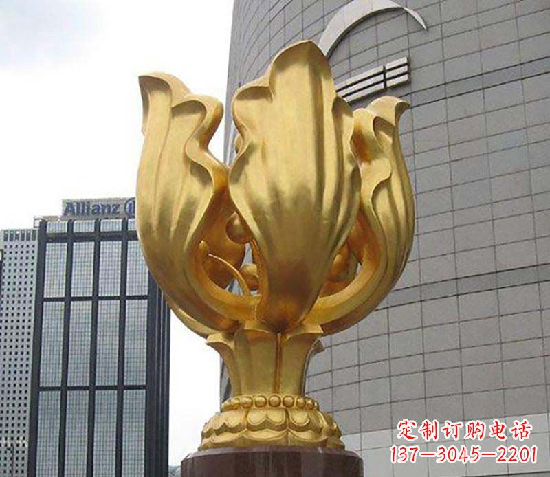 广州紫荆花雕塑——精美艺术品