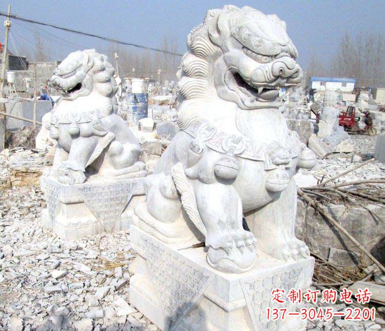 广州狮子雕塑一种神圣而古老的艺术