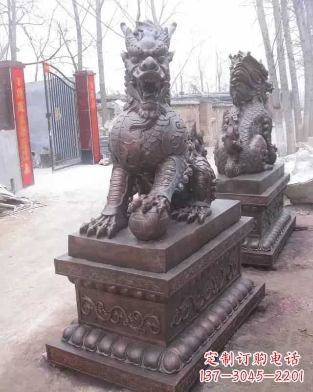 广州麒麟雕塑古老而又神秘