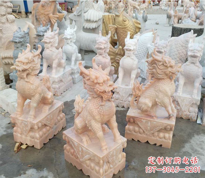 广州麒麟雕塑传承文化之美