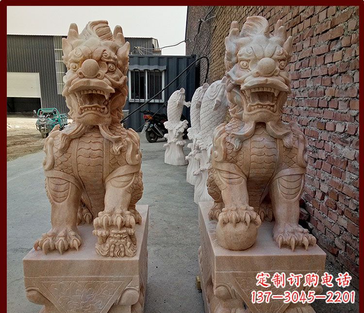 广州麒麟门口雕塑——传承古老文化的精灵