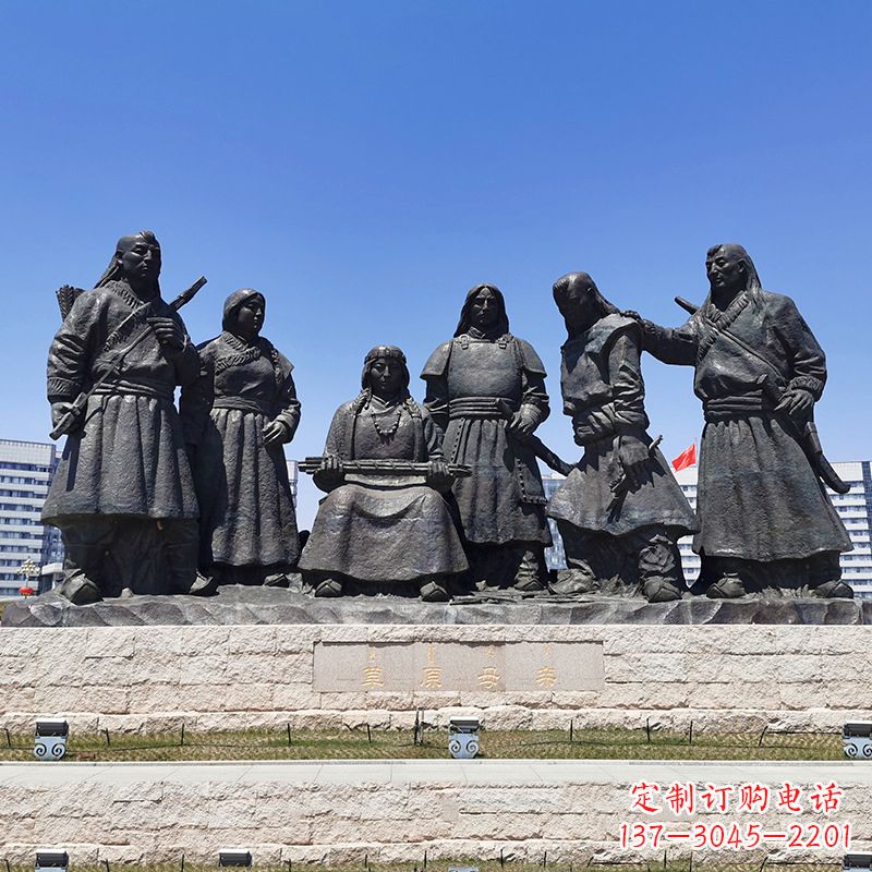 广州草原母亲——传承爱的雕塑