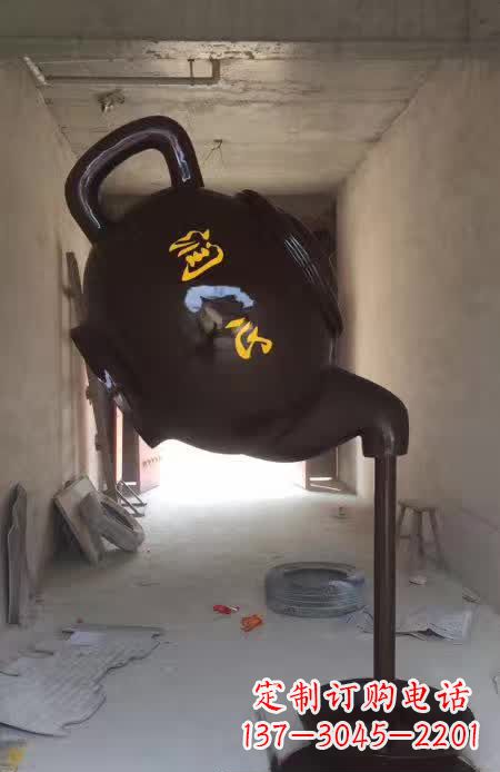 广州茶壶景观铜雕
