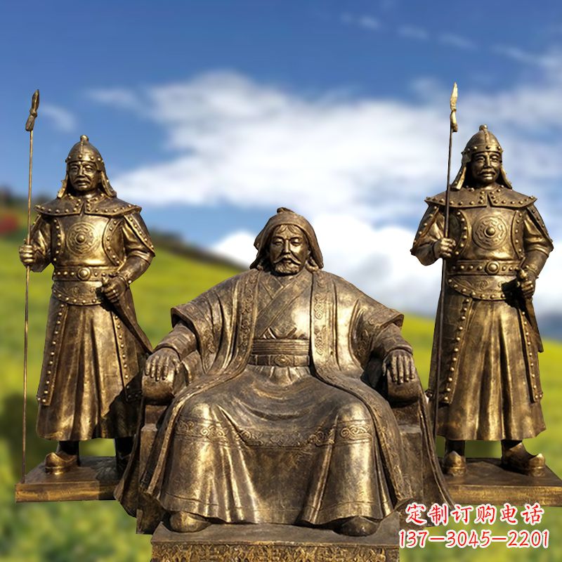 广州成吉思汗一座永恒的纪念雕塑
