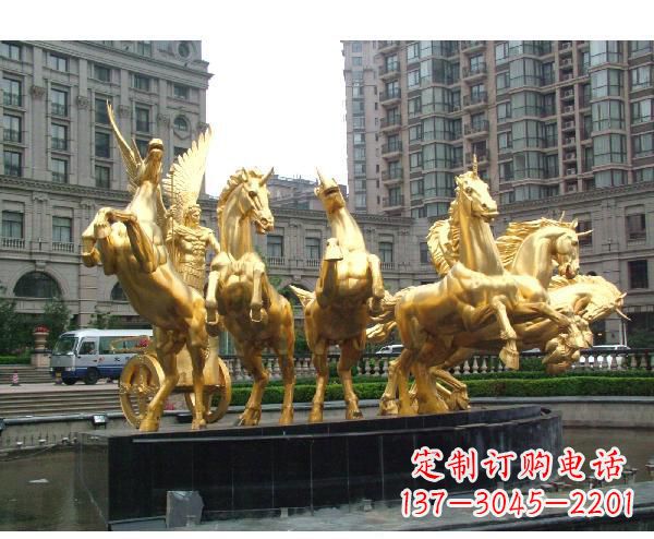 广州阿波罗的象征——青铜雕塑