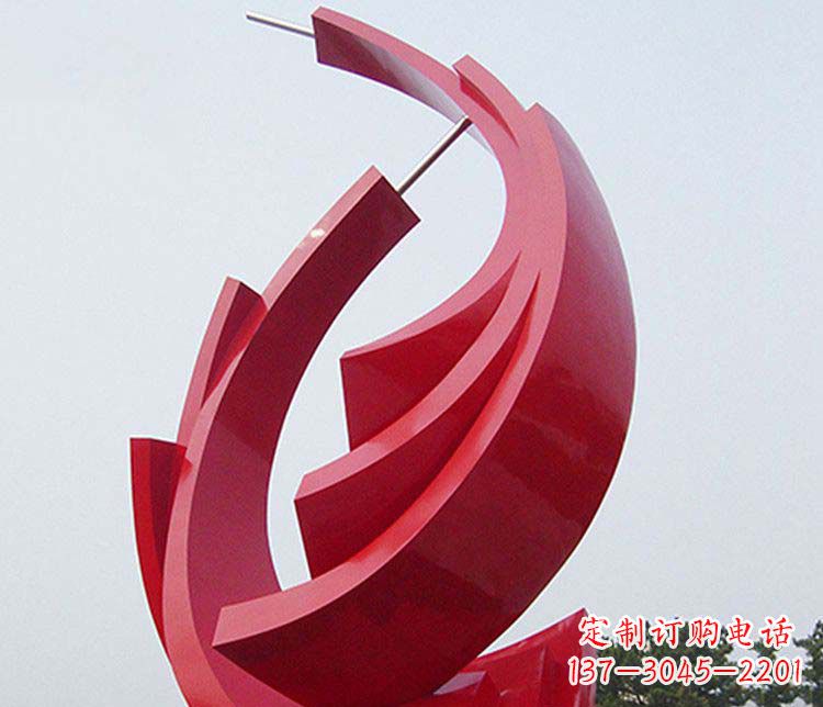 广州不锈钢帆船雕塑象征着永恒的美丽