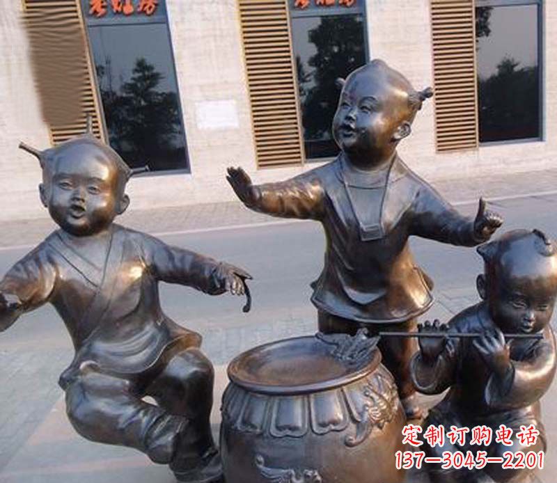 广州儿童铜雕——传承精神家园的艺术瑰宝