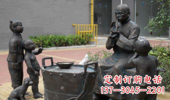 广州糖人雕塑温暖的童年回忆